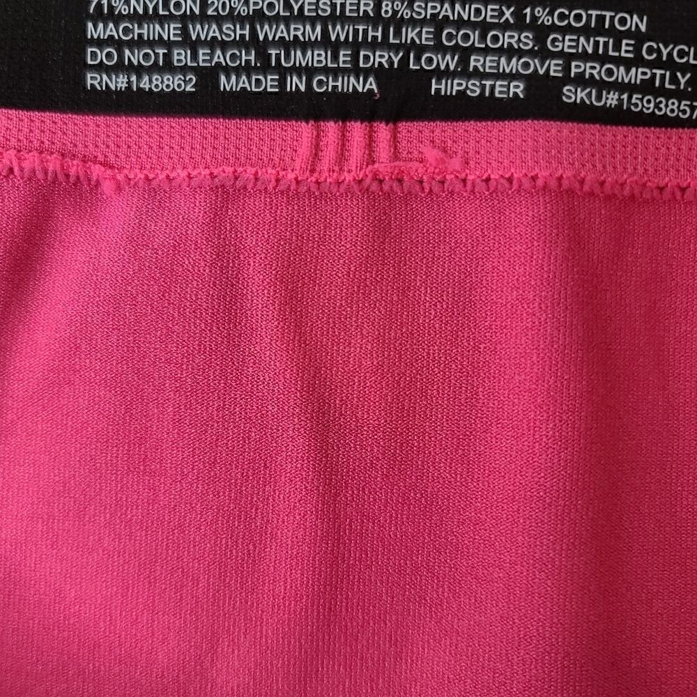 5X 28W Torrid Pink Tiedye Hipster Panty Goth Seamless Knit Stretch Slimming mid - Picture 3 of 7
